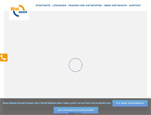 Tablet Screenshot of mietwasch.de
